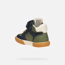 Geox pantofi baieti imblaniti Gisli 20-23 Military/Navy