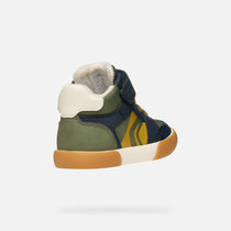 Geox pantofi baieti imblaniti Gisli 20-23 Military/Navy