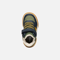 Geox pantofi baieti imblaniti Gisli 20-23 Military/Navy