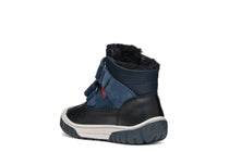 Geox pantofi baieti imblaniti Waterproof 24-27 Black/Navy