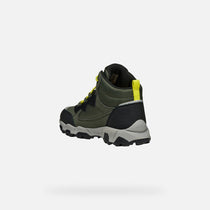 Geox pantofi baieti Magnetar Abx Junior AmphibioxTEX Waterproof 28-36 Military/Lime