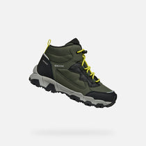 Geox pantofi baieti Magnetar Abx Junior AmphibioxTEX Waterproof 28-36 Military/Lime