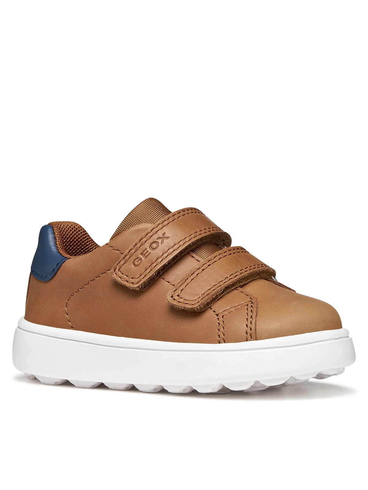 Geox pantofi baieti Minicub 20-27 Cognac/Navy
