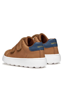 Geox pantofi baieti Minicub 20-27 Cognac/Navy