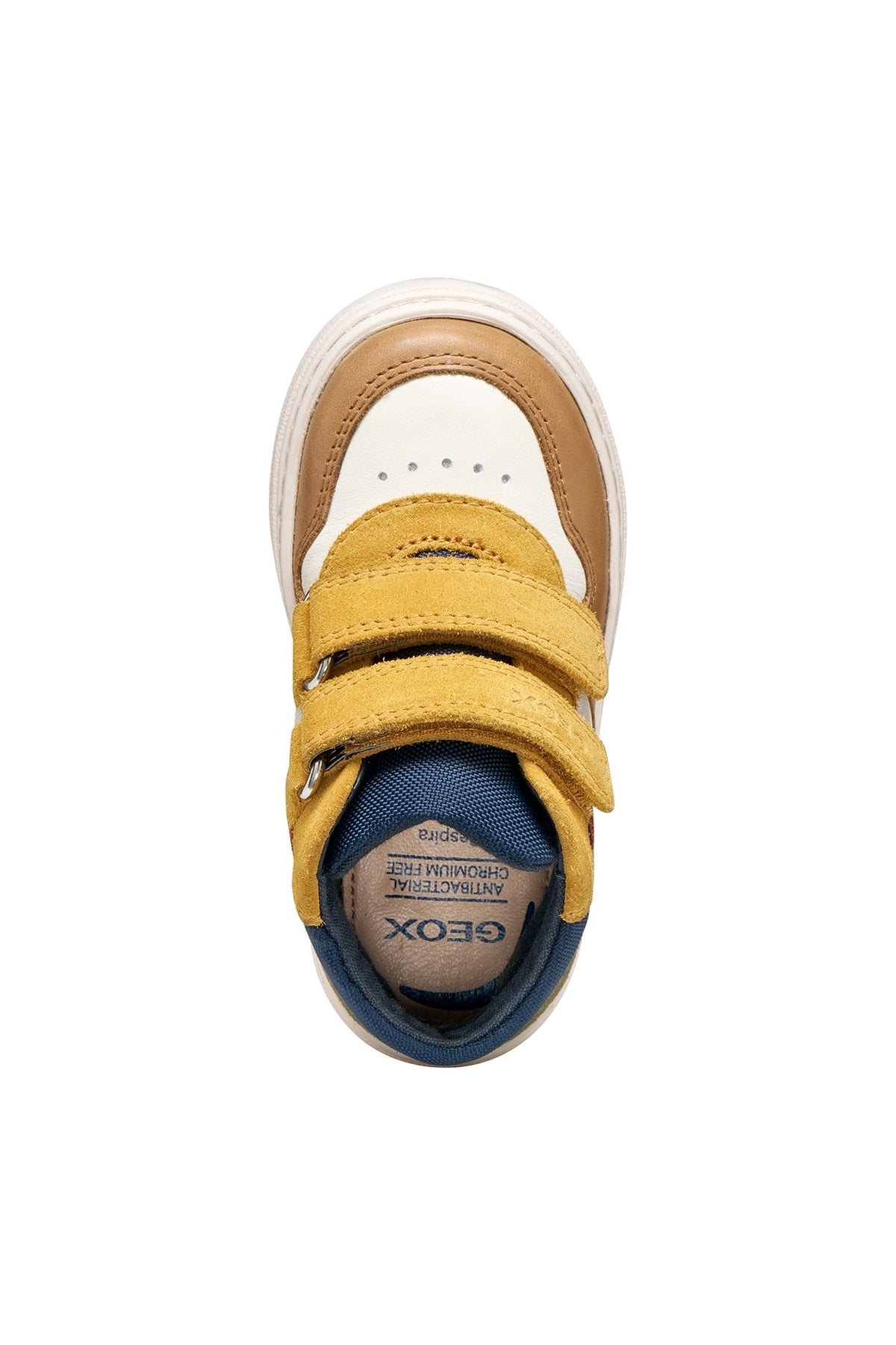 Geox Respira pantofi baieti Nashik 20-27 Ivory/Cognac