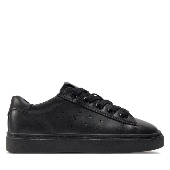 Geox pantofi baieti scoala cu siret 28-36 Black