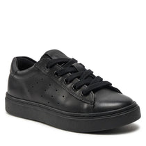 Geox pantofi baieti scoala cu siret 28-36 Negru 