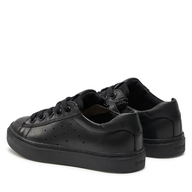 Geox pantofi baieti scoala cu siret 28-36 Negru 
