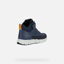 Geox pantofi baieti scoala snakers inalti 28-35 Navy