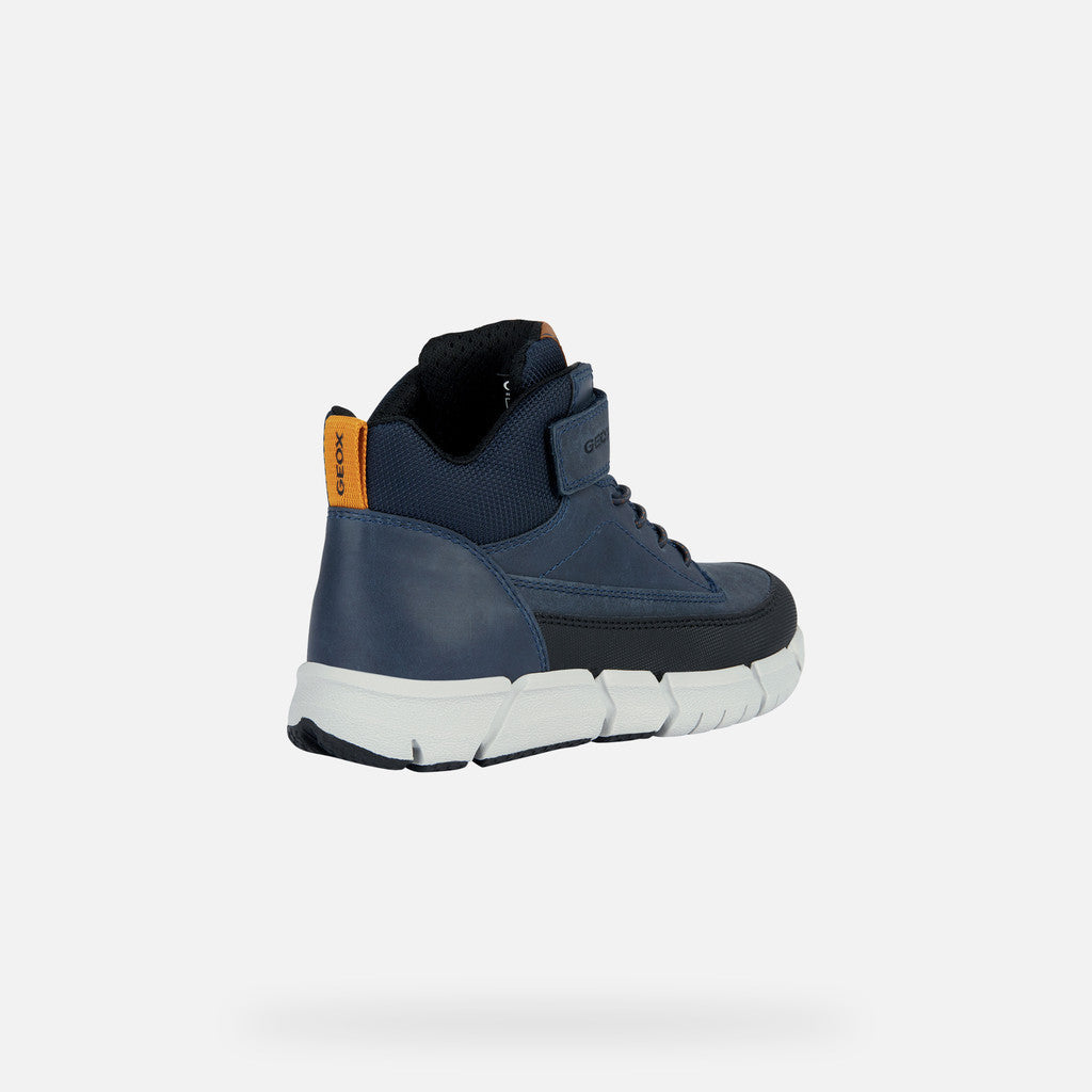 Geox pantofi baieti scoala snakers inalti 28-35 Navy