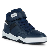 Geox pantofi baieti scoala snakers inalti 28-36 Bleumarin
