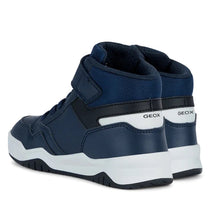 Geox pantofi baieti scoala snakers inalti 28-36 Bleumarin