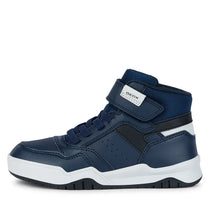 Geox pantofi baieti scoala snakers inalti 28-36 Bleumarin