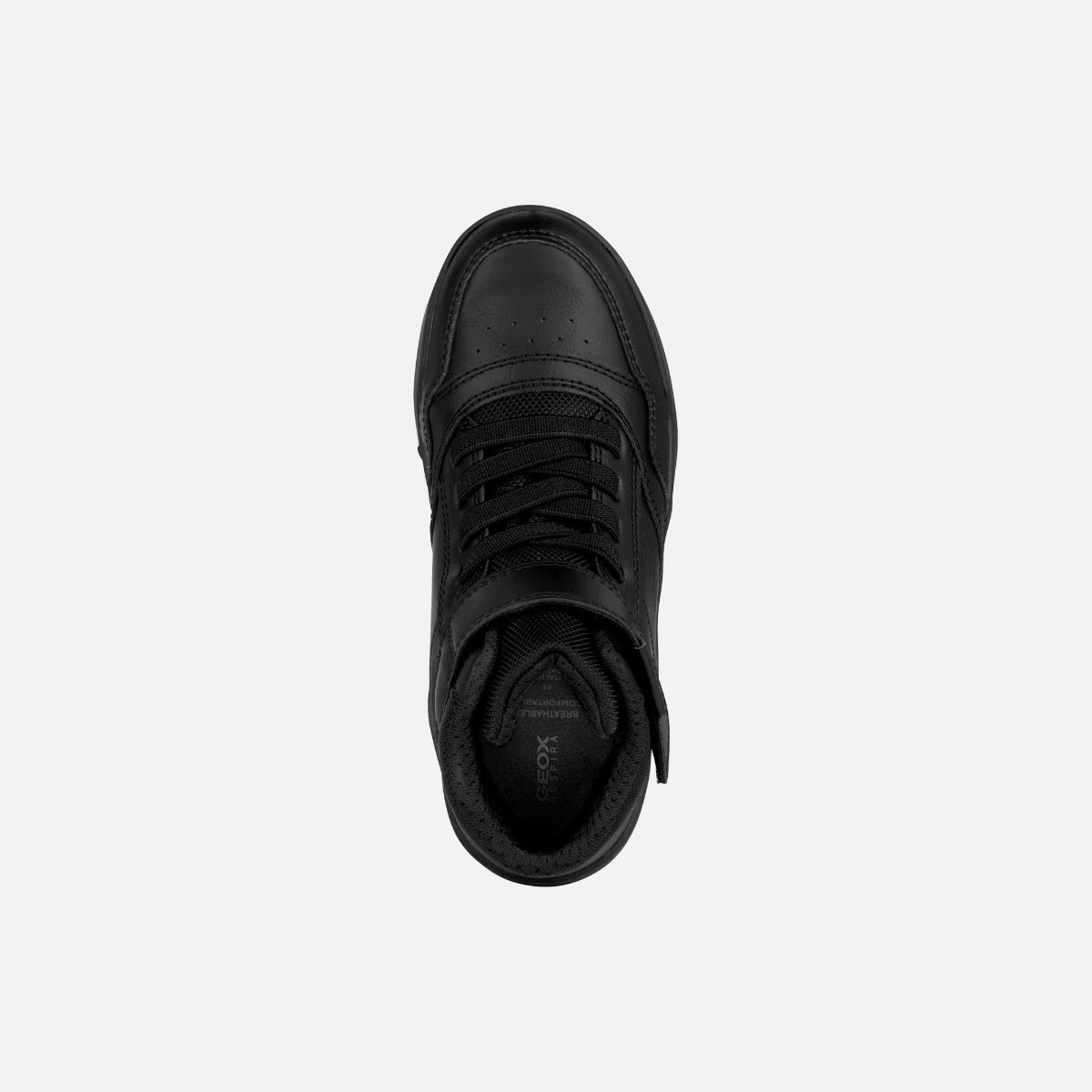 Geox pantofi baieti scoala sneakers inalti Perth 28-35 Black