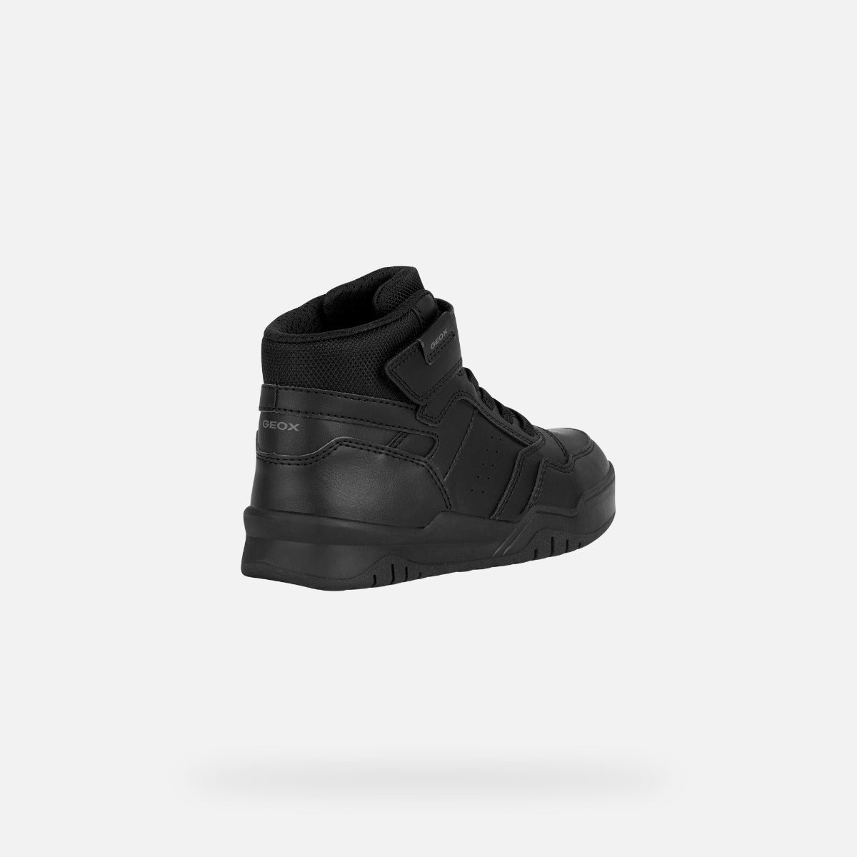 Geox pantofi baieti scoala sneakers inalti Perth 28-35 Black