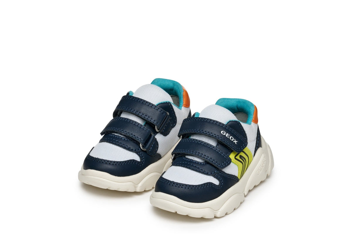 Geox pantofi baieti sport 24-27 White/Navy