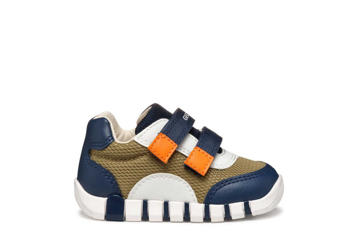 Geox pantofi baieti sport 18-26 Iupidoo Navy-Orange