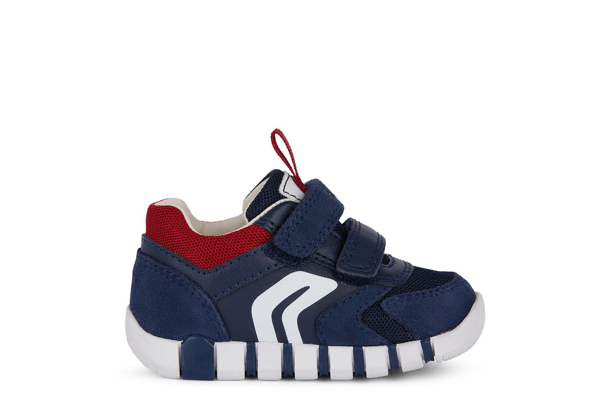 Geox pantofi baieti sport 18-26 Navy/Dark Red