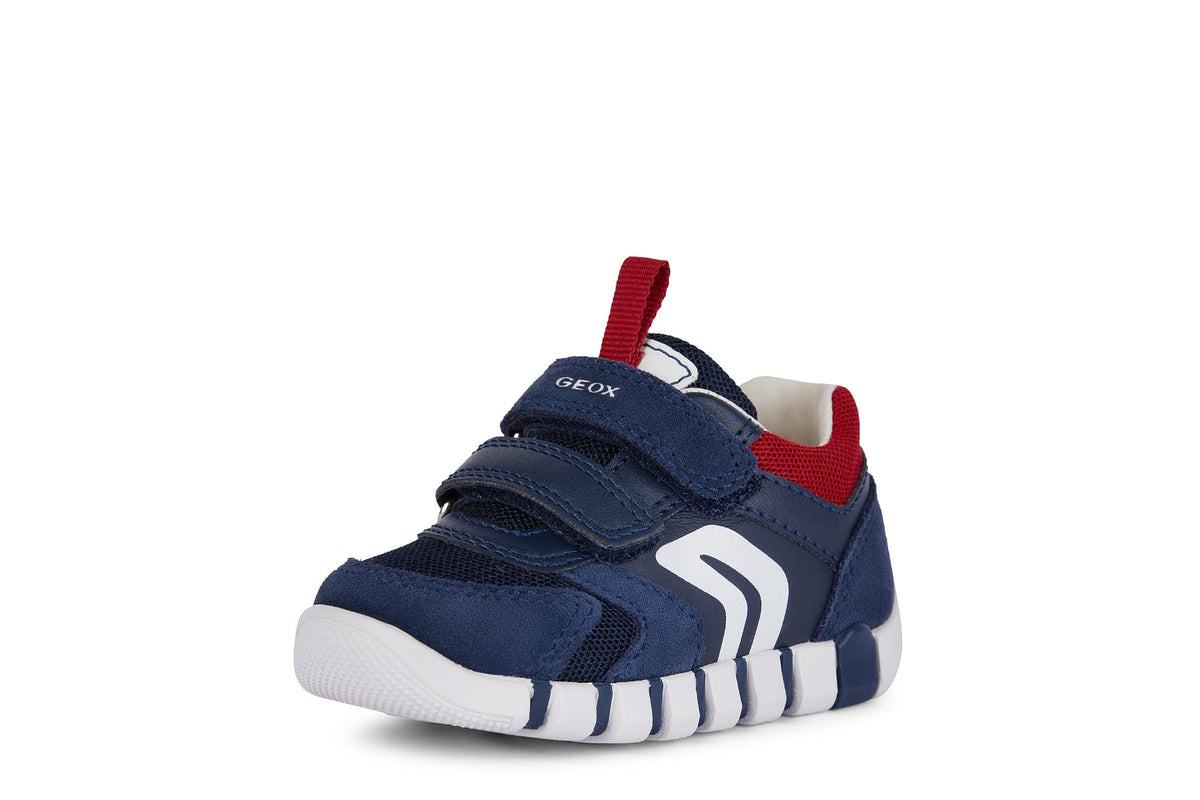 Geox pantofi baieti sport 18-26 Navy/Dark Red