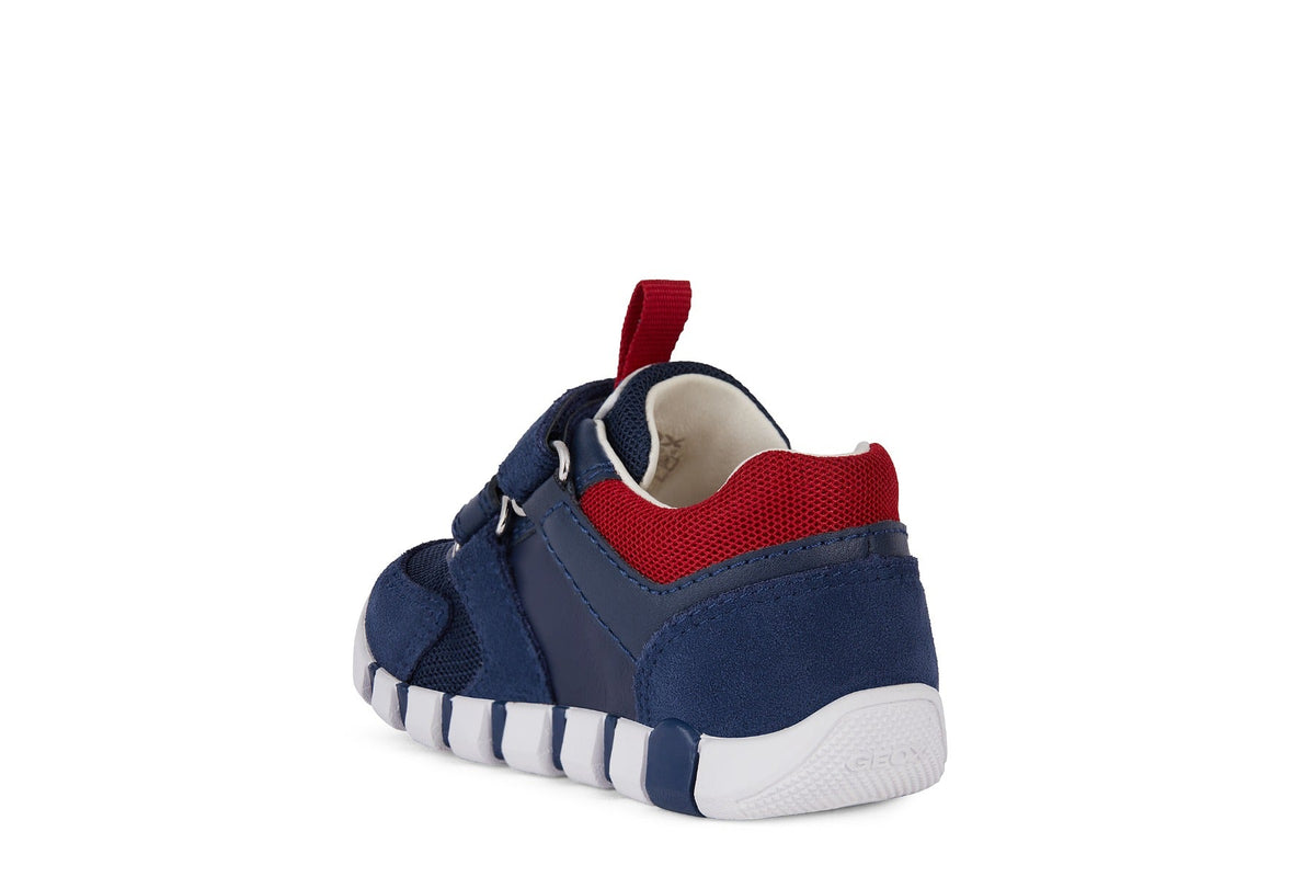 Geox pantofi baieti sport 18-26 Navy/Dark Red
