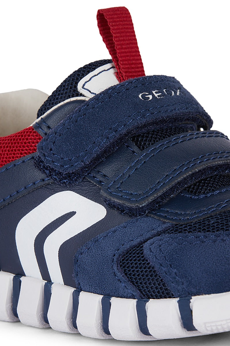 Geox pantofi baieti sport 18-26 Navy/Dark Red