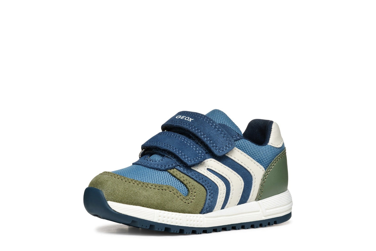 Geox pantofi baieti sport 20-23 Blue/Khaki