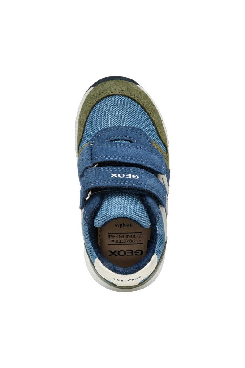 Geox pantofi baieti sport 20-23 Blue/Khaki