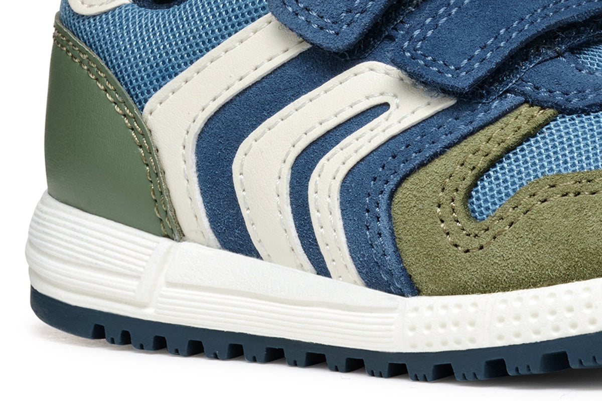 Geox pantofi baieti sport 20-23 Blue/Khaki