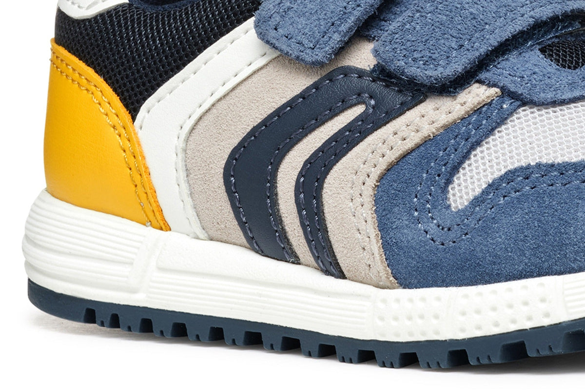 Geox pantofi baieti sport 20-23 Navy/Yellow