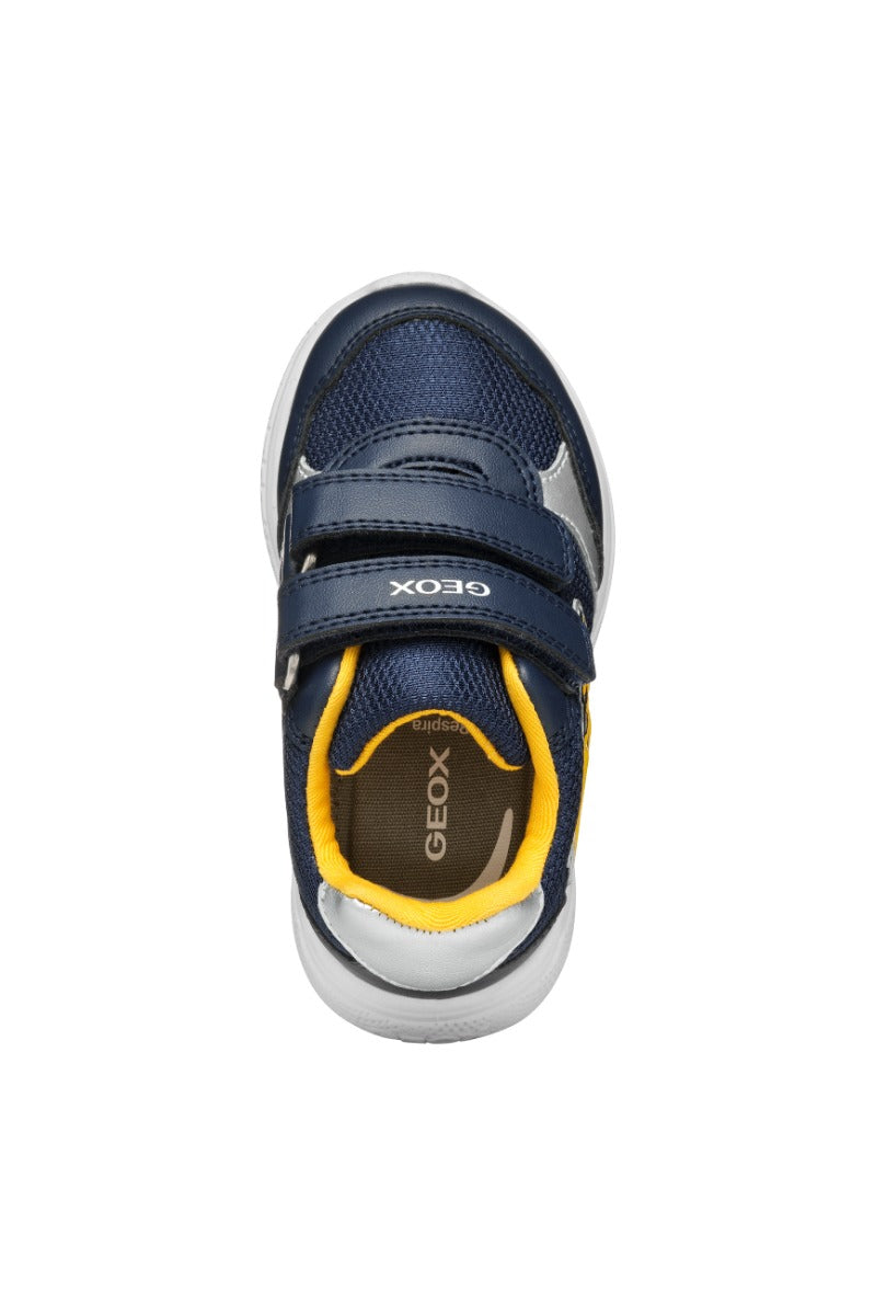 Geox pantofi baieti sport 20-23 Sprintye Dark Navy/Yellow Tigru