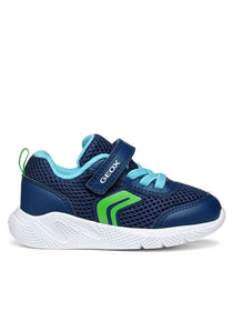 Geox pantofi baieti sport 20-27 Sprintye Navy-Light Green