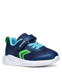 Geox pantofi baieti sport 20-27 Sprintye Navy-Light Green