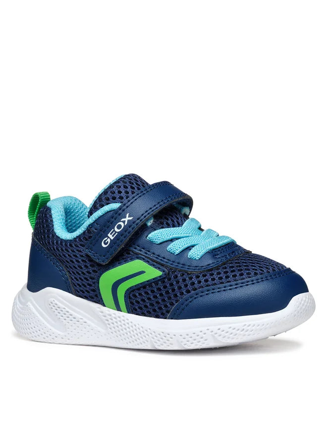 Geox pantofi baieti sport 20-27 Sprintye Navy-Light Green