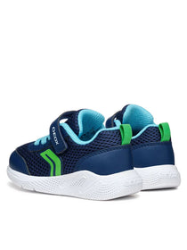 Geox pantofi baieti sport 20-27 Sprintye Navy-Light Green