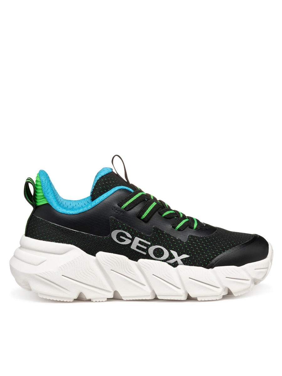 Geox pantofi baieti sport 29-35 Flexyper Fast Black