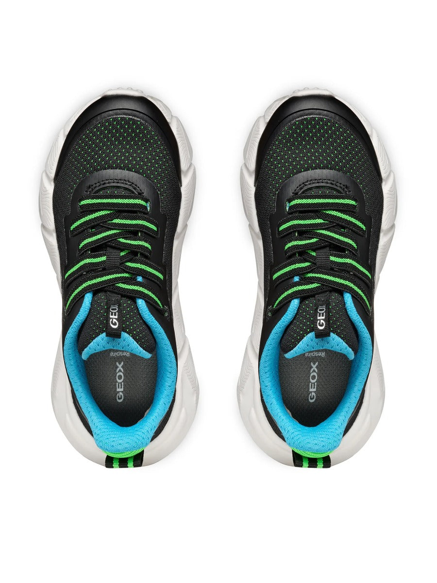 Geox pantofi baieti sport 29-35 Flexyper Fast Black