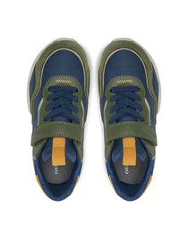 Geox pantofi baieti sport 31-35 Flexyper Military/Blue