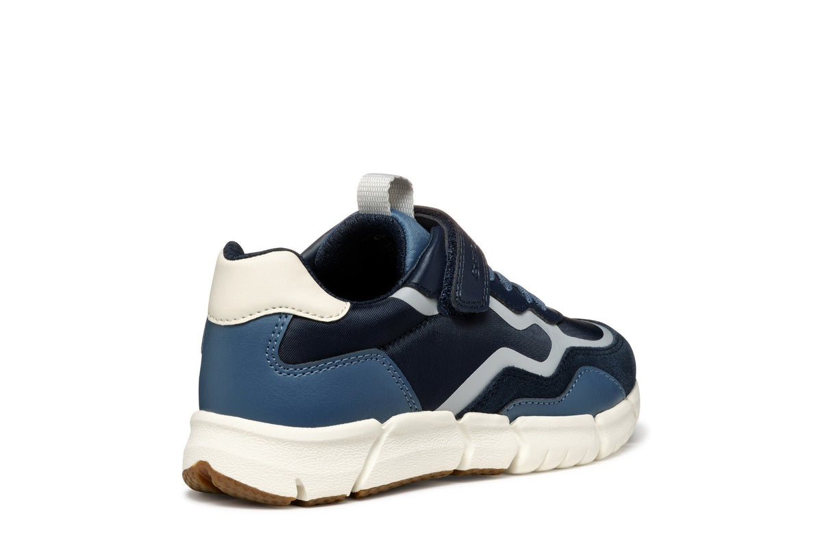 Geox pantofi baieti sport 32-35 Flexyper Navy/Light Grey