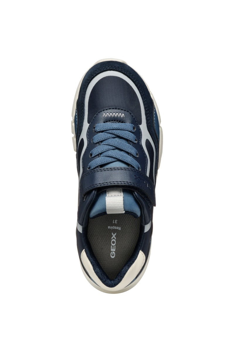 Geox pantofi baieti sport 32-35 Flexyper Navy/Light Grey