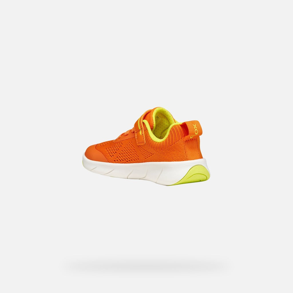 Geox pantofi baieti sport Barefoot Foot-Run 26-34 Orange/Lime green