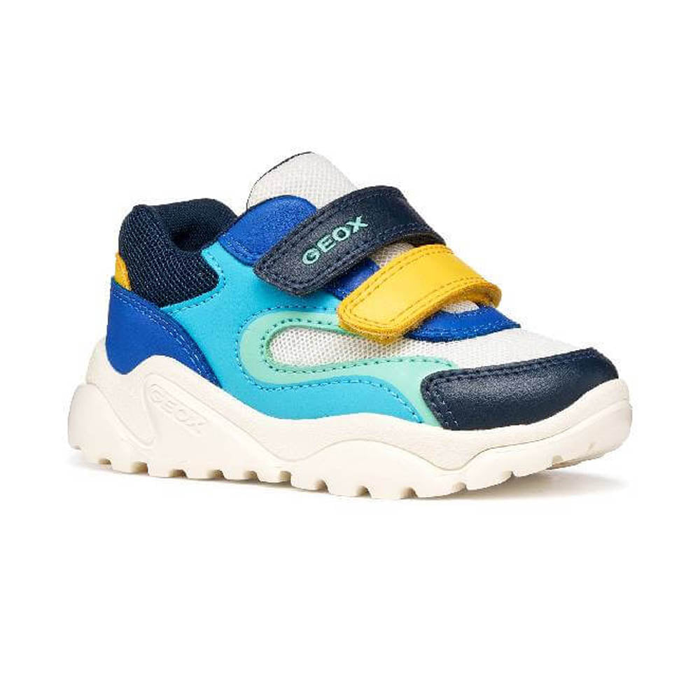 Geox pantofi baieti sport Ciufciuf 20-27 White/Navy Imagine principală a produsului