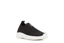 Geox pantofi baieti sport cu efect tricotat 28-39 Aril Black