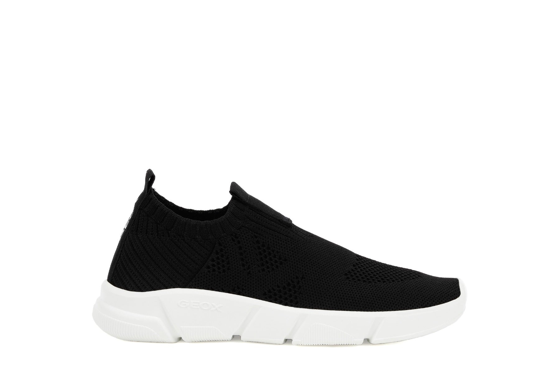 Geox pantofi baieti sport cu efect tricotat 28-39 Aril Black Imagine secundară a produsului