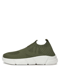 Geox pantofi baieti sport cu efect tricotat 28-39 Aril Military