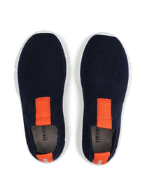 Geox pantofi baieti sport cu efect tricotat 28-39 Aril Navy/Orange