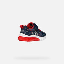 Geox pantofi baieti sport cu LED Ciberdron 26-34 Navy/Red Spider-Man