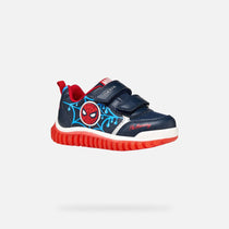 Geox fiú sportcipő LED Lightyloo 22-27 Navy/Azure, Pókember mintával