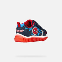 Geox fiú sportcipő LED Lightyloo 22-27 Navy/Azure, Pókember mintával