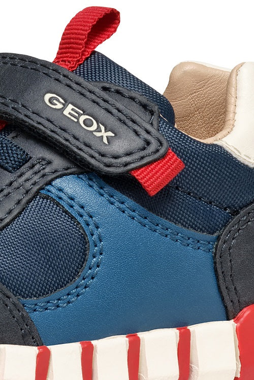 Geox pantofi baieti sport cu scai 18-26 Lupidoo Albastru