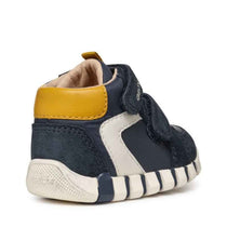 Geox pantofi baieti sport cu scai 18-26 Navy/Ochre